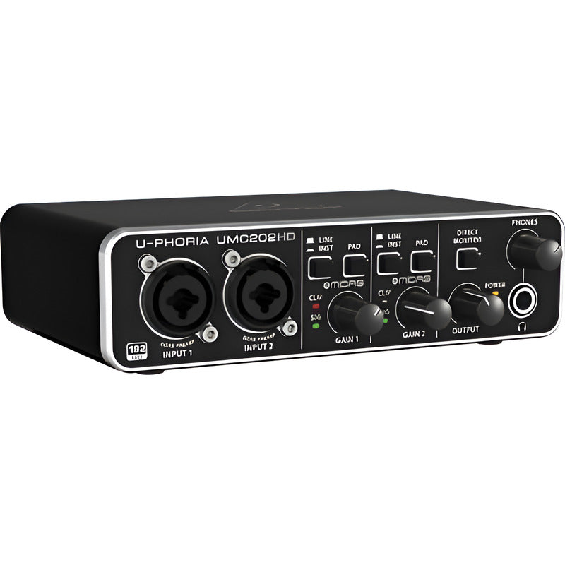 Behringer U-phoria Umc 202 Hd Interfaz De Audio Midas Negro