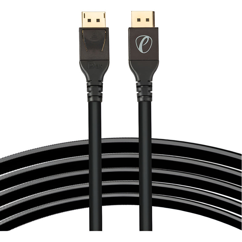 Pearstone Displayport 1.4 Cable With Latches (10') Negro