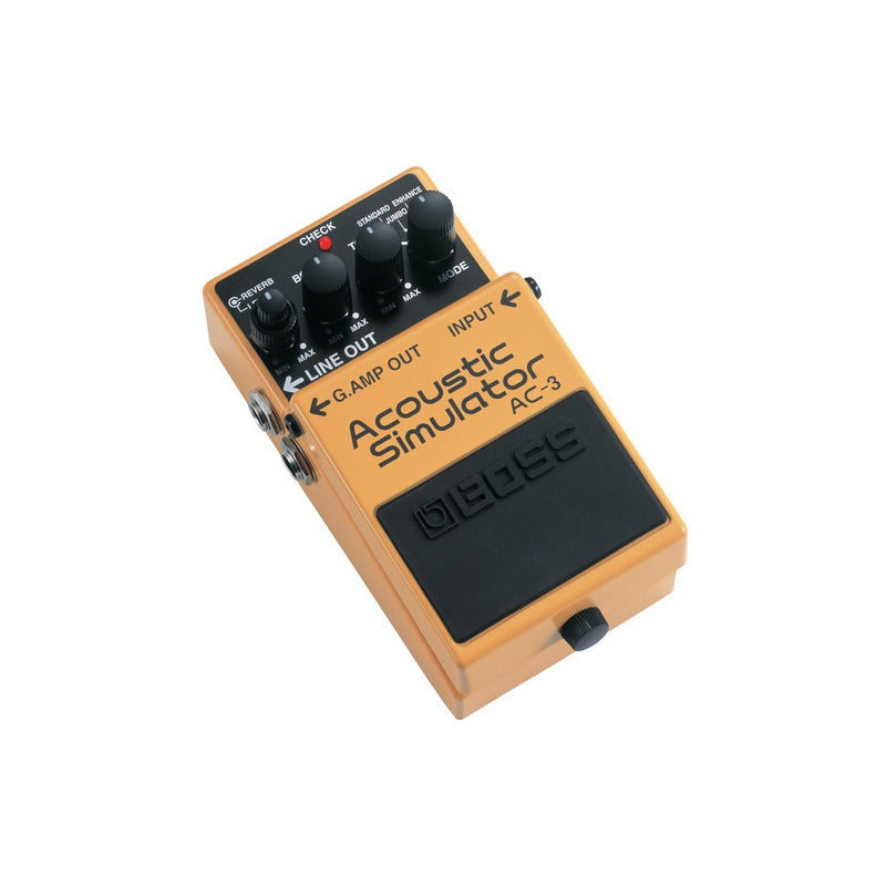 Boss Ac-3 Acoustic Simulator Pedal Amarillo