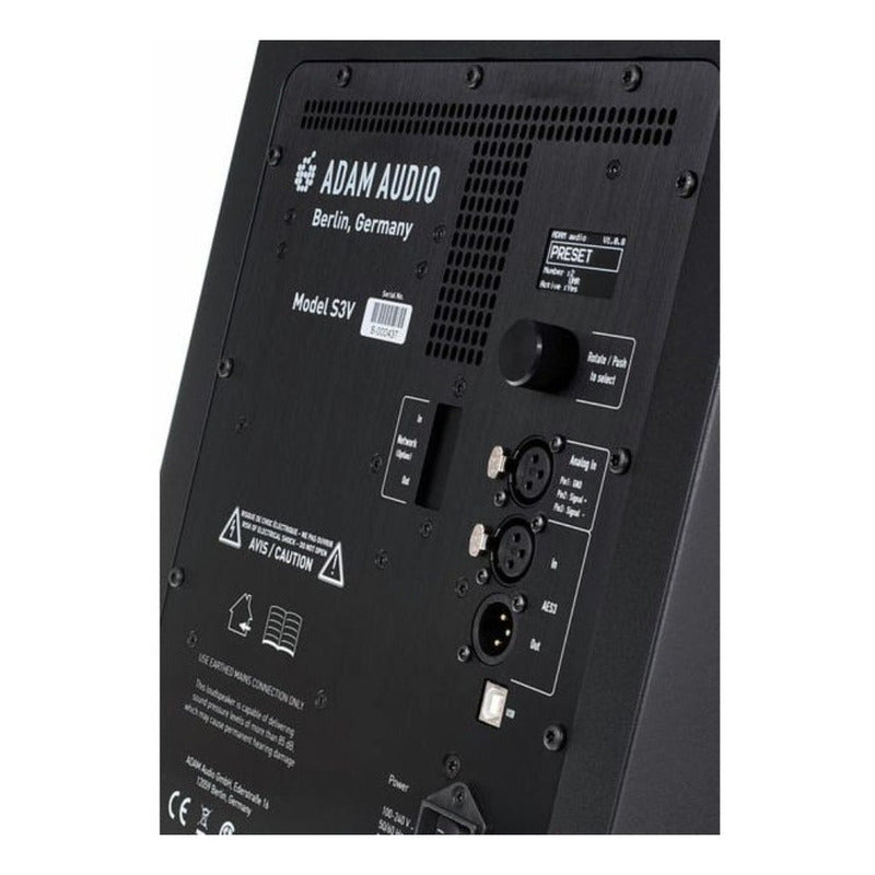 Adam Audio S3v Monitor De Estudio 110v Negro